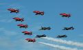 BBMF Fighters and Red Arrows 1j